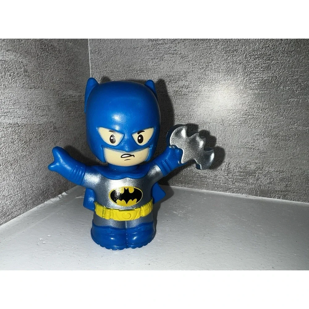 Fisher Price Little People DC Comics Super Friends Blue BATMAN Toy Figure 2020